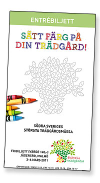 Biljett Skånska Trädgårdar